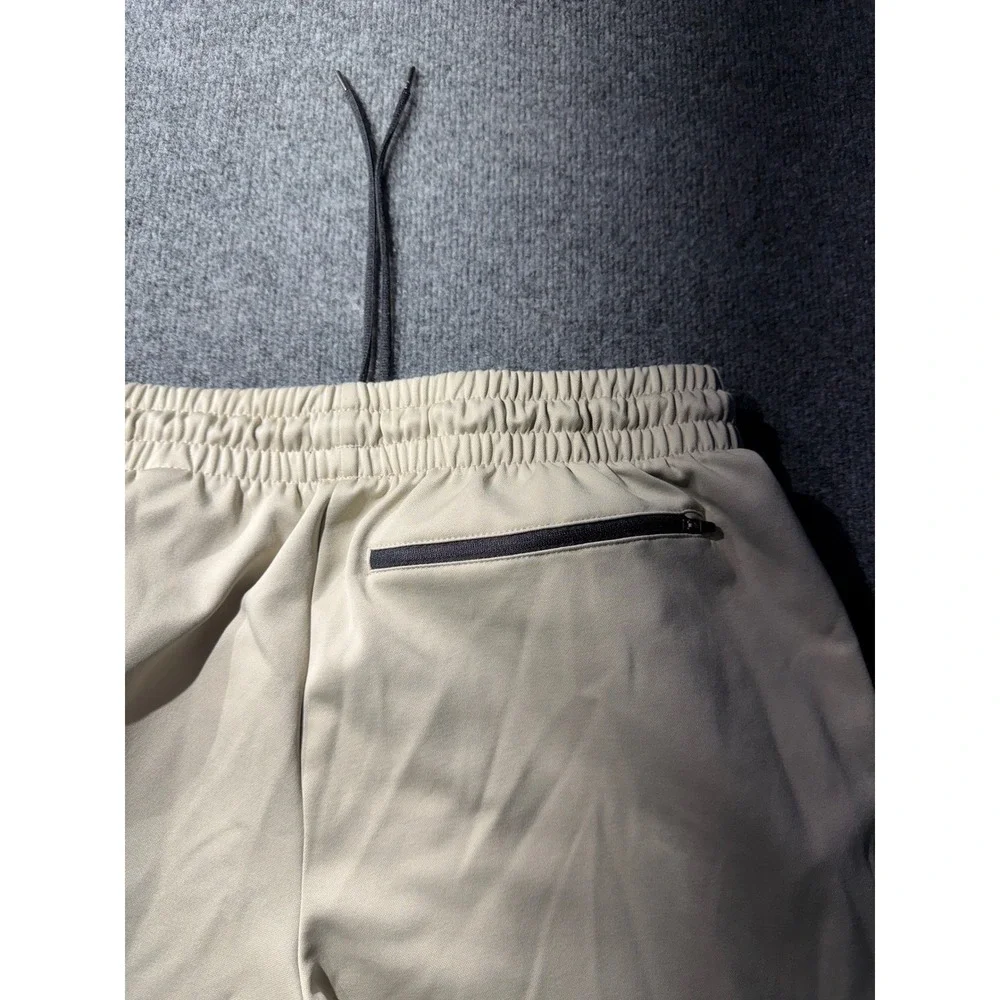 MSX by Michael Strahan Mens Jogger Pants Tan Beige Athletic Sweatpants Size M